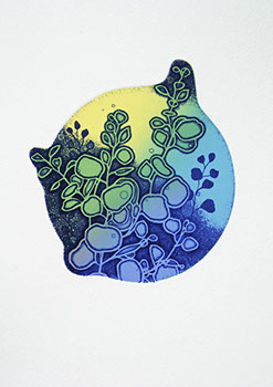 Works Seed Project / 版画アマビエ